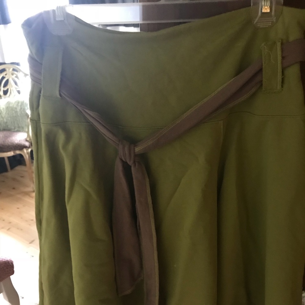 Matilda Jane green and brown skirt